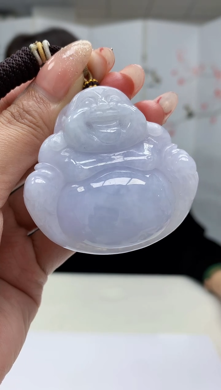 【闪购商品】定制翡翠未镶嵌4829MM-毛货挂件26