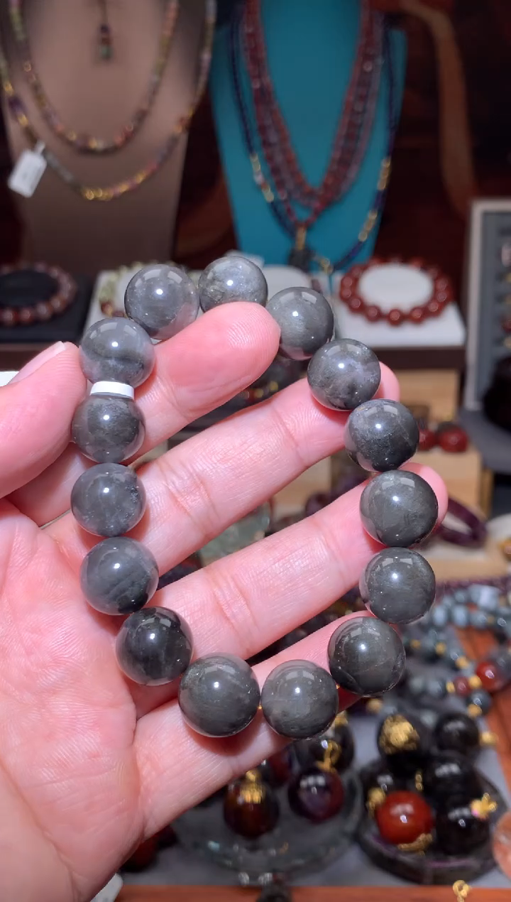 未镶嵌珠宝半成品水晶黑极光