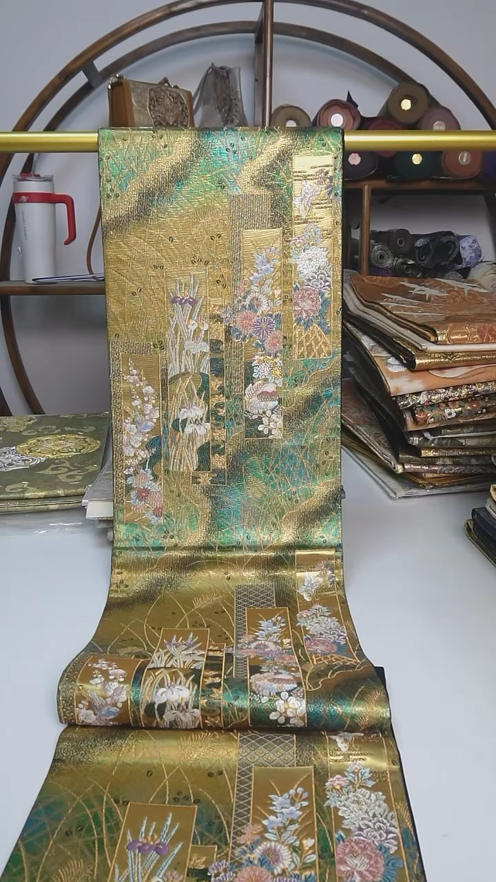 【闪购商品】织绣127短侧纹六通带