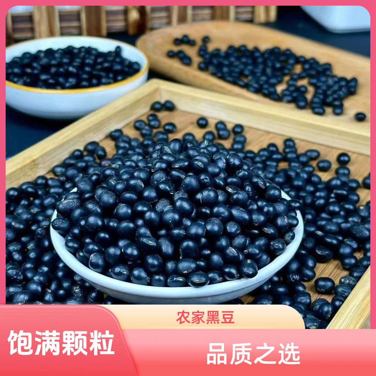 贵州精选老品种黑豆农家黑豆颗粒饱满可醋泡可打豆浆煮粥煲汤
