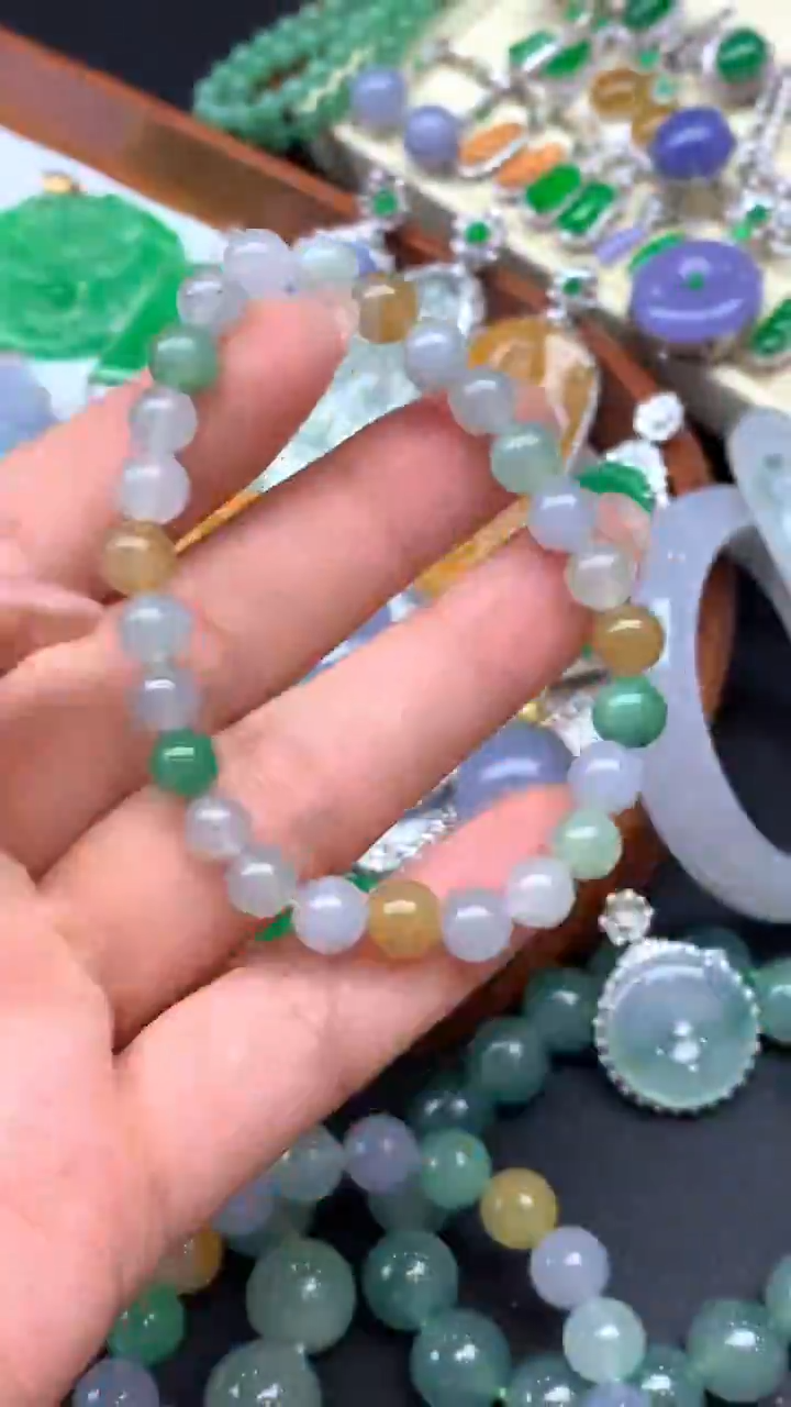 【闪购商品】翡翠手串未镶嵌74-天然翡翠