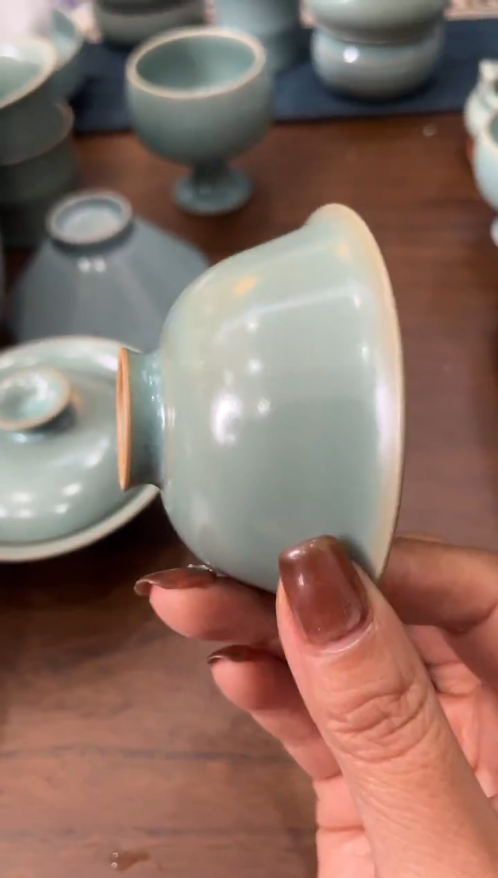 瓷片原产地原矿釉汝瓷