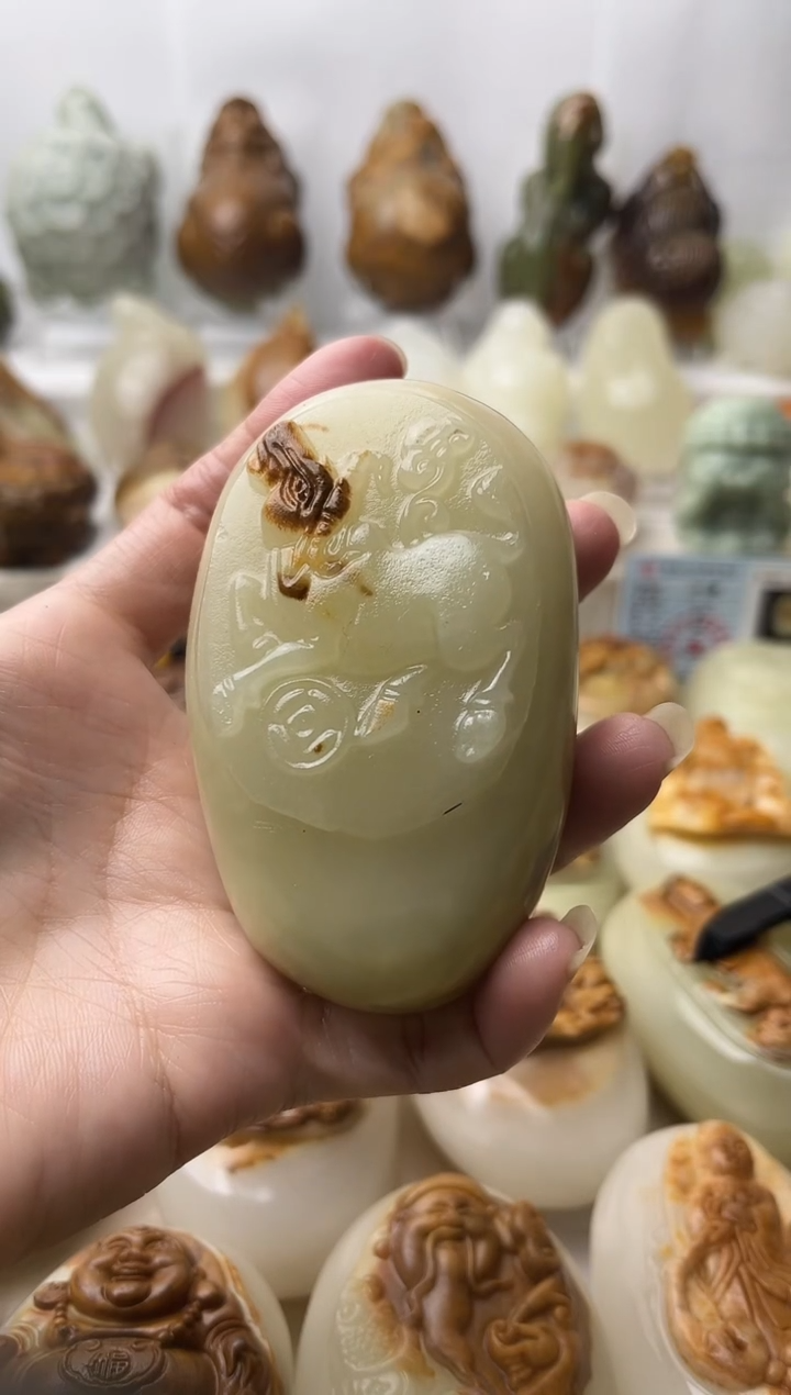 石材古青石棉纹正常不退换牛微瑕