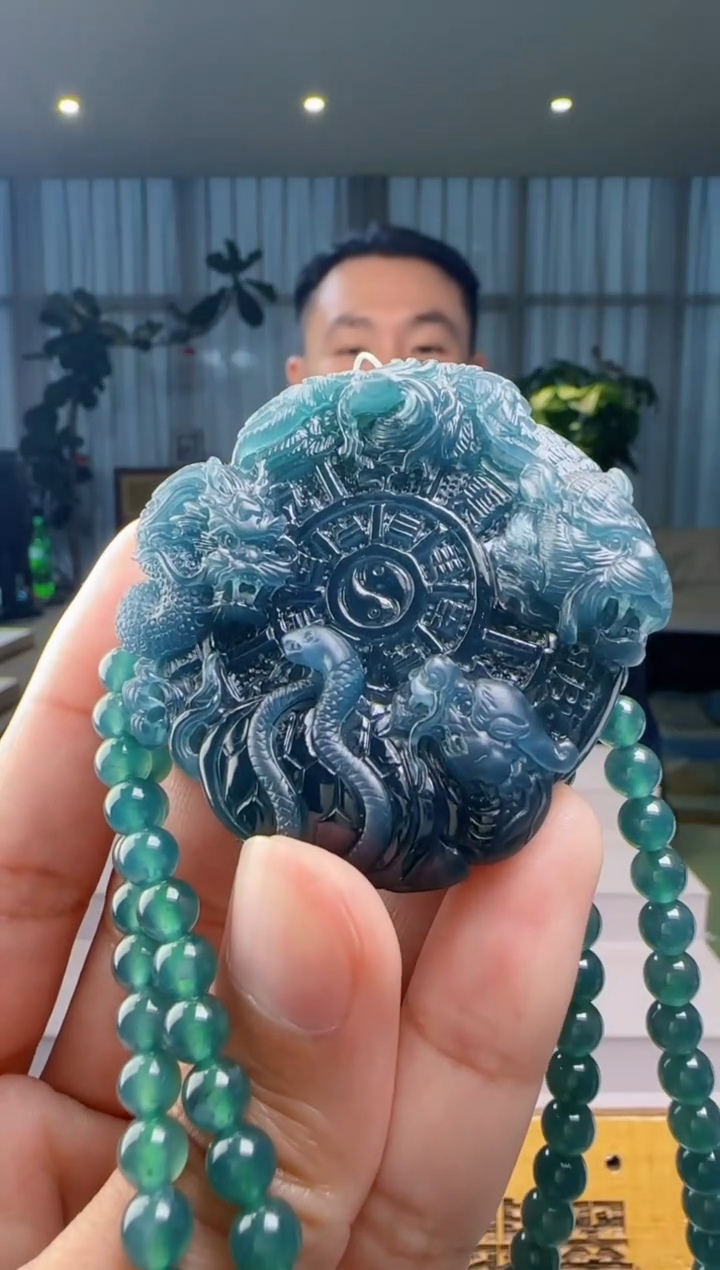 翡翠未镶嵌吊坠(赠链)XM@@WS50804075