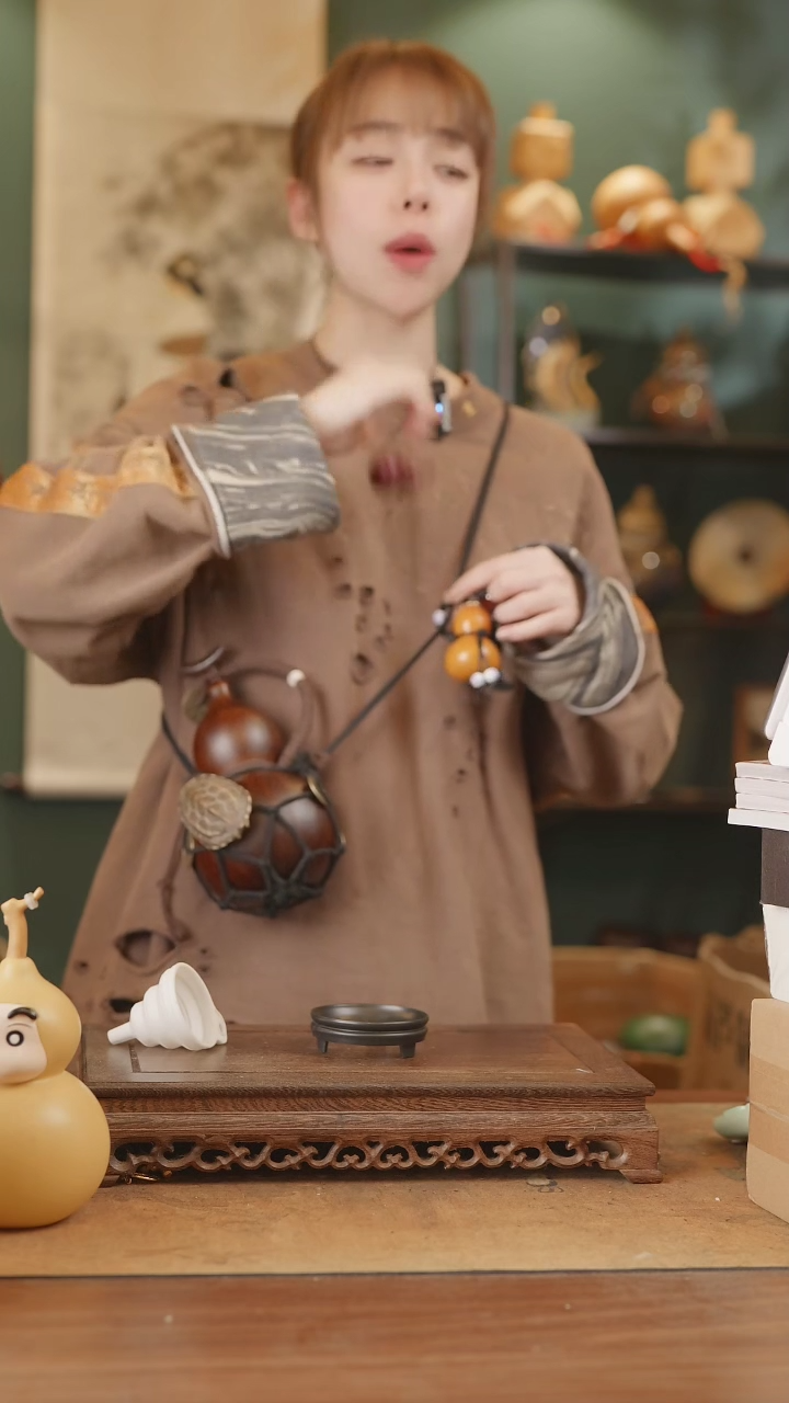 【闪购商品】315号精品天然大漆工艺防渗内胆酒葫芦~