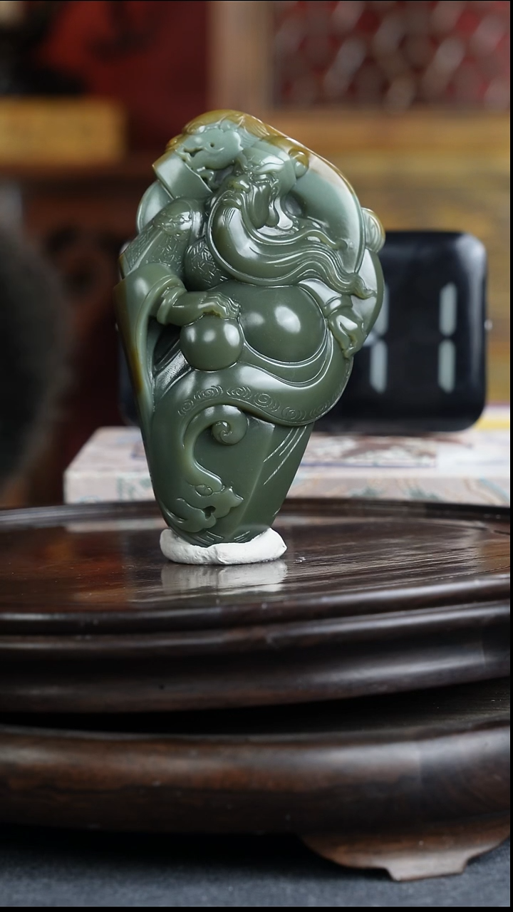 未镶嵌和田玉挂件君*云 和田玉关公