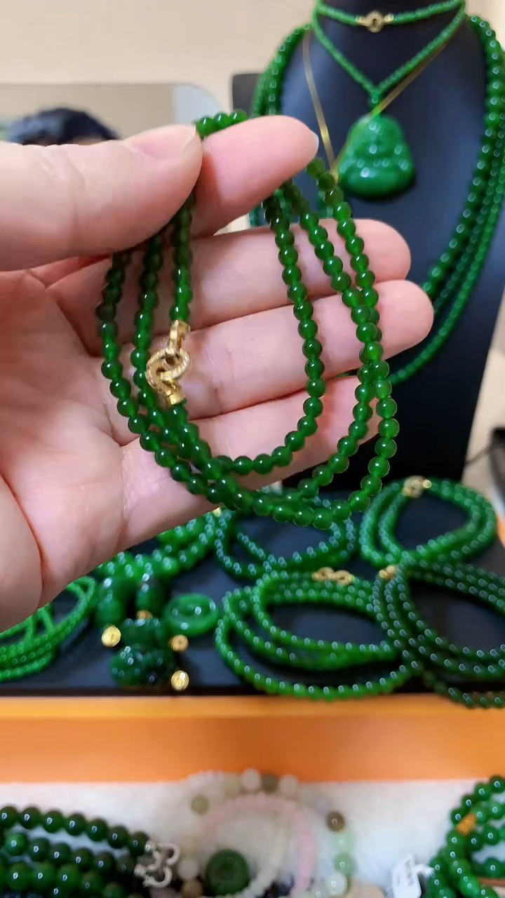 【闪购商品】和田玉（碧玉）项链未镶嵌4