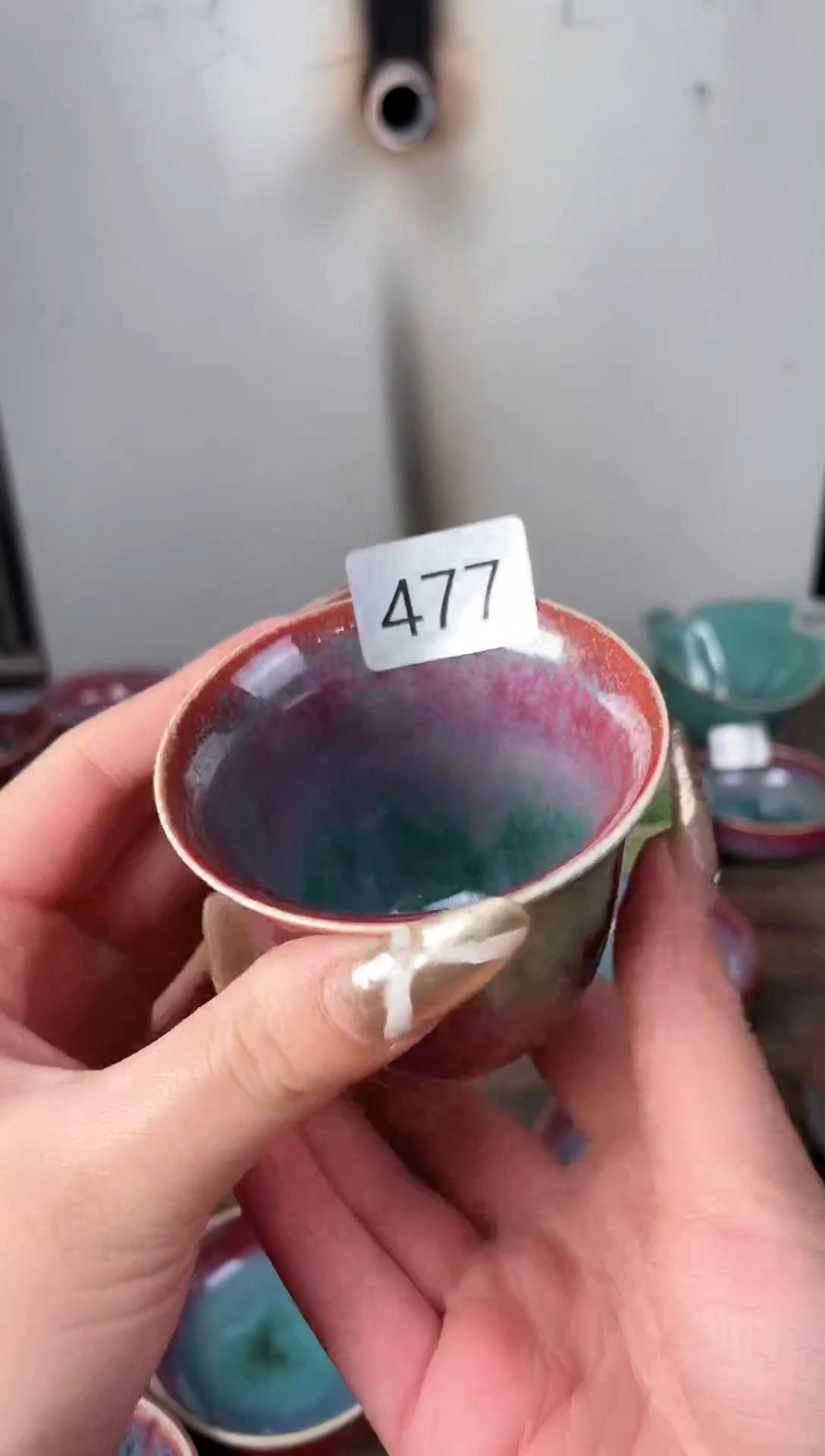 【闪购商品】摆件钧瓷手工茶器窑变