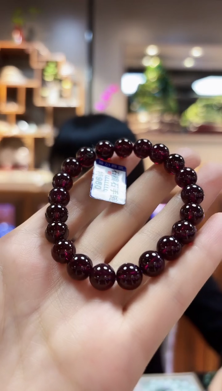 【闪购商品】石榴石颈饰未镶嵌手链9