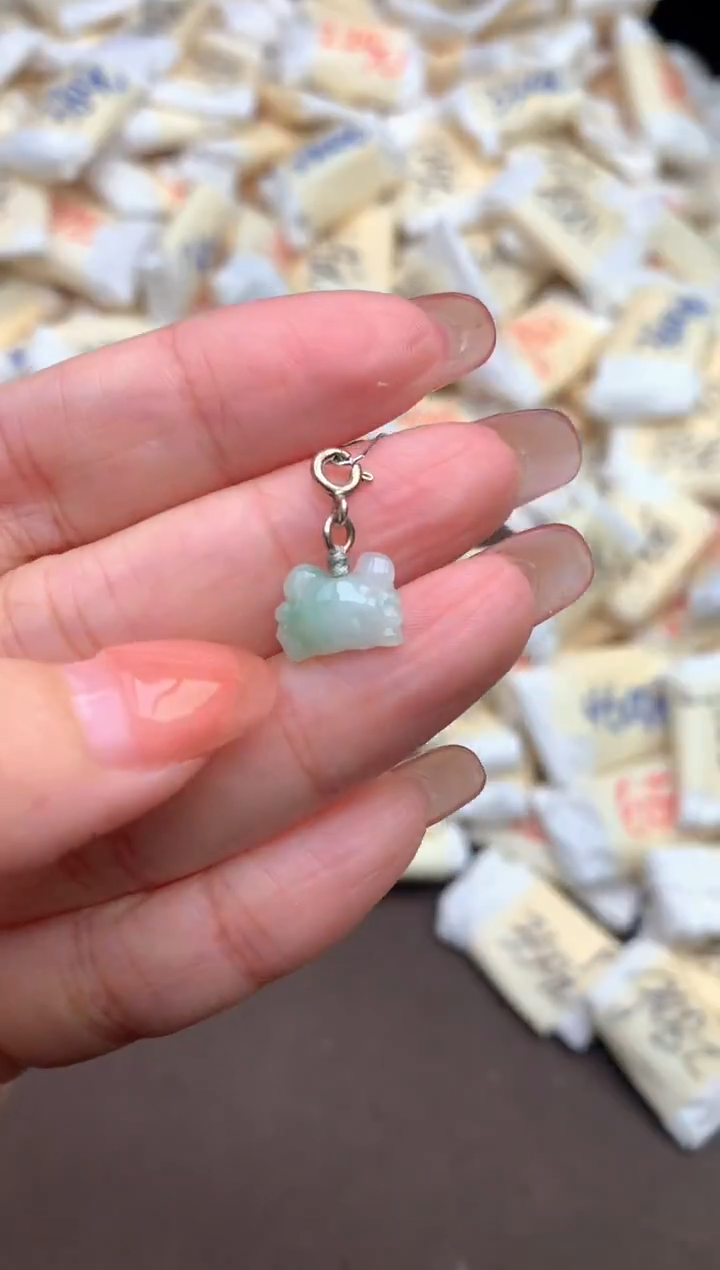 【闪购商品】翡翠挂件银S925镶嵌 —