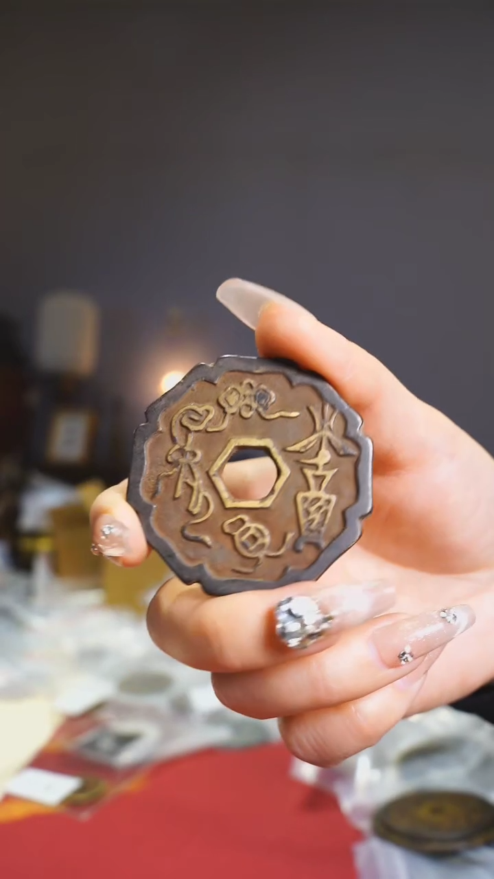 【闪购商品】铜鲤鱼跃龙门花口/487