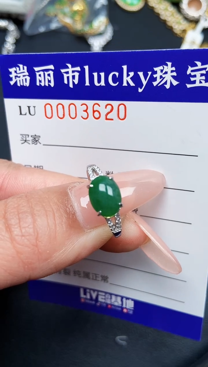 【闪购商品】翡翠颈饰银S925镶嵌3620