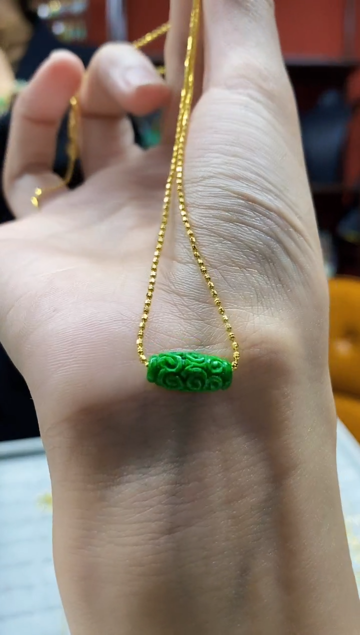 颈饰未镶嵌翡翠翡翠吊坠-71