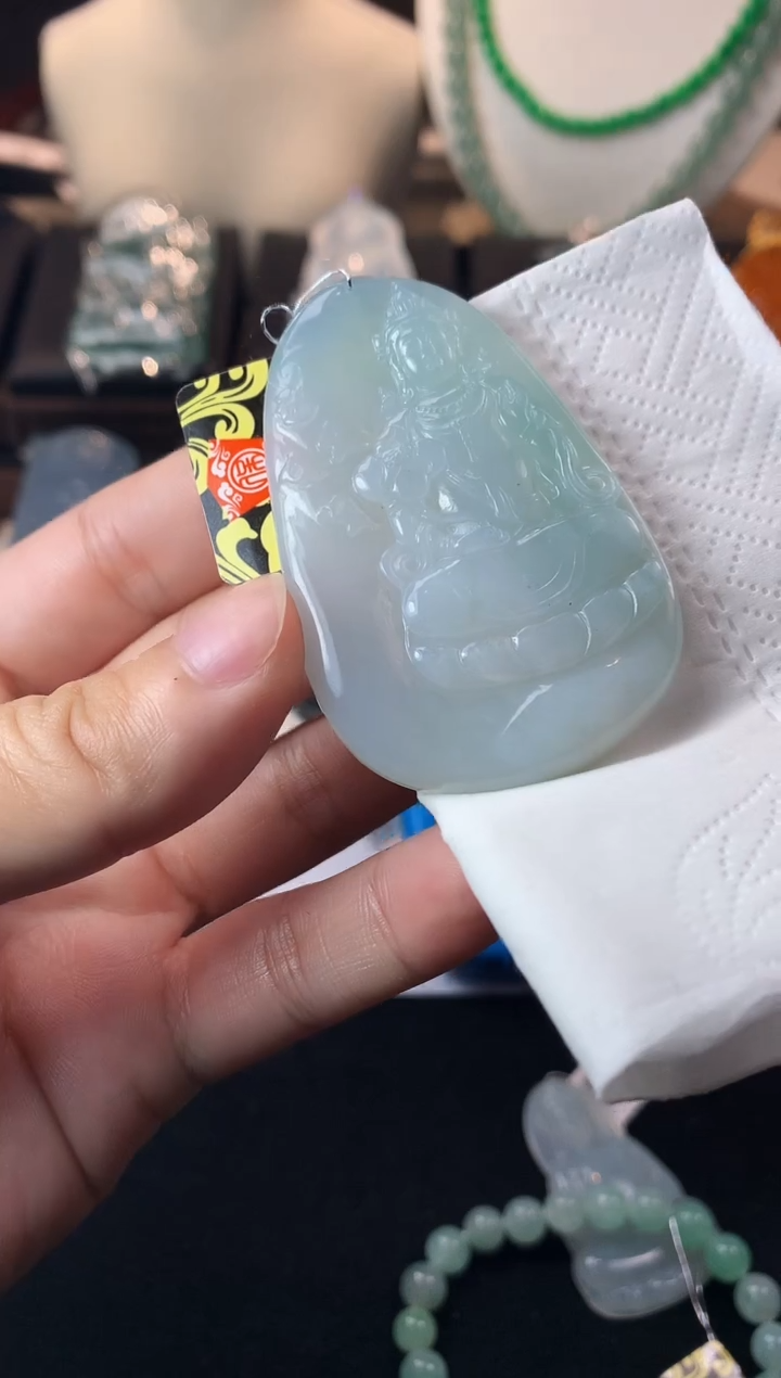 未镶嵌定制翡翠风**浪毛货不退不换