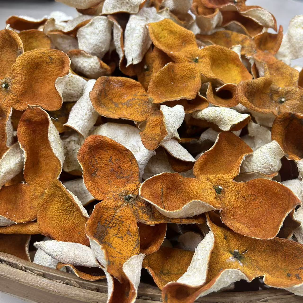 【首发冬后皮1】2025年新会陈皮 大红冬后皮 花香蜜甜