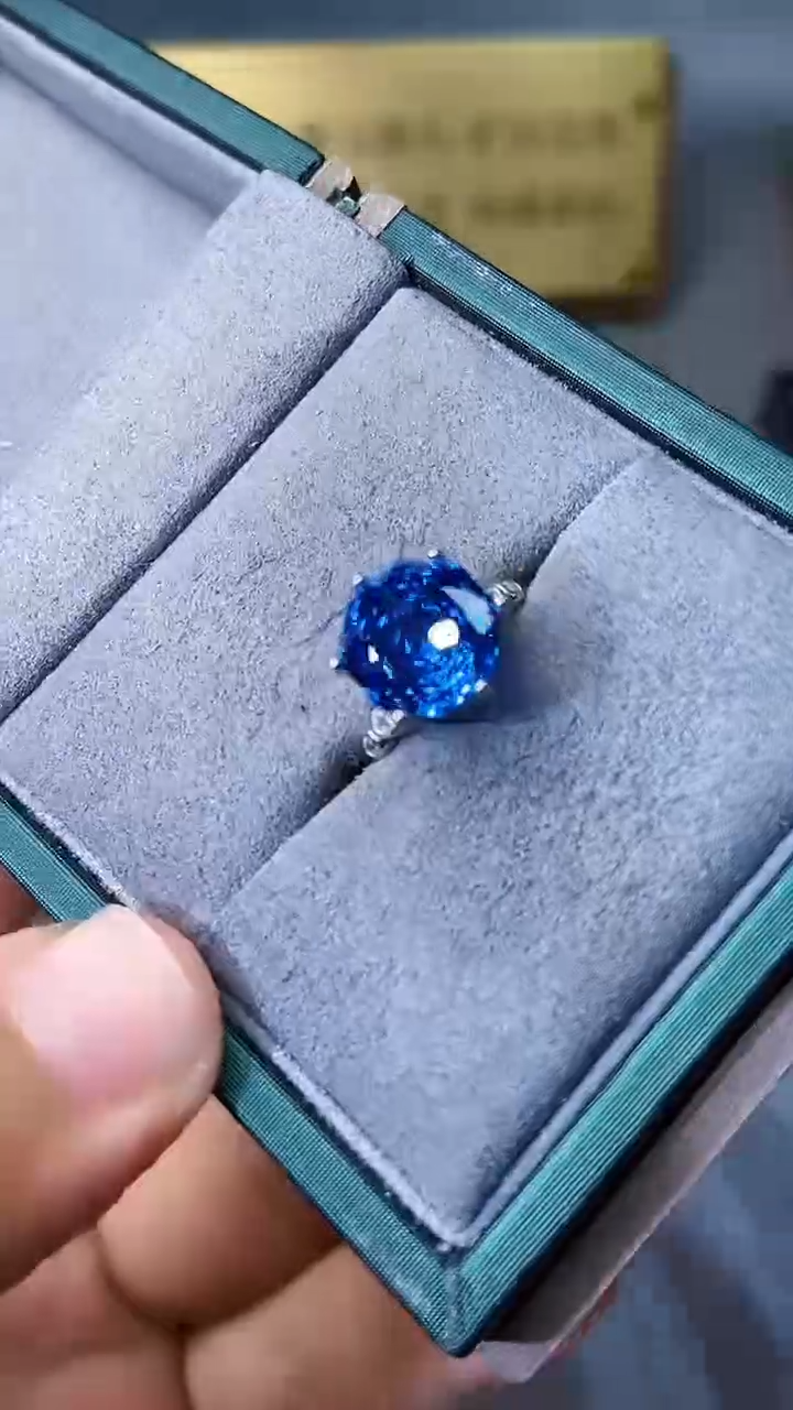 【闪购商品】托帕石戒指银S925镶嵌354