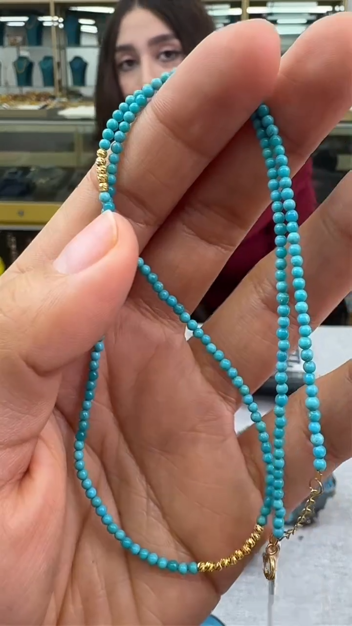 【闪购商品】绿松石颈饰未镶嵌98秒拍号