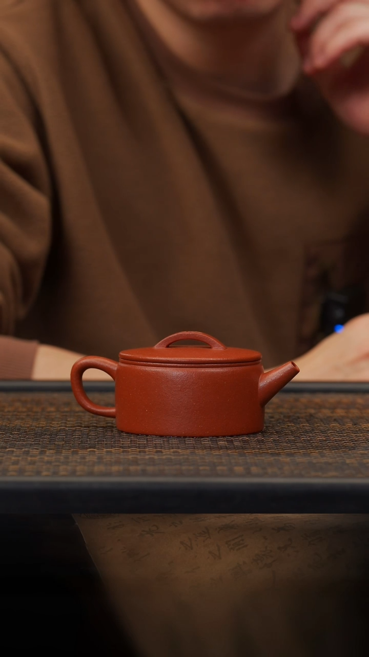 【闪购商品】紫砂茶壶11空山造器  纯红汉瓦