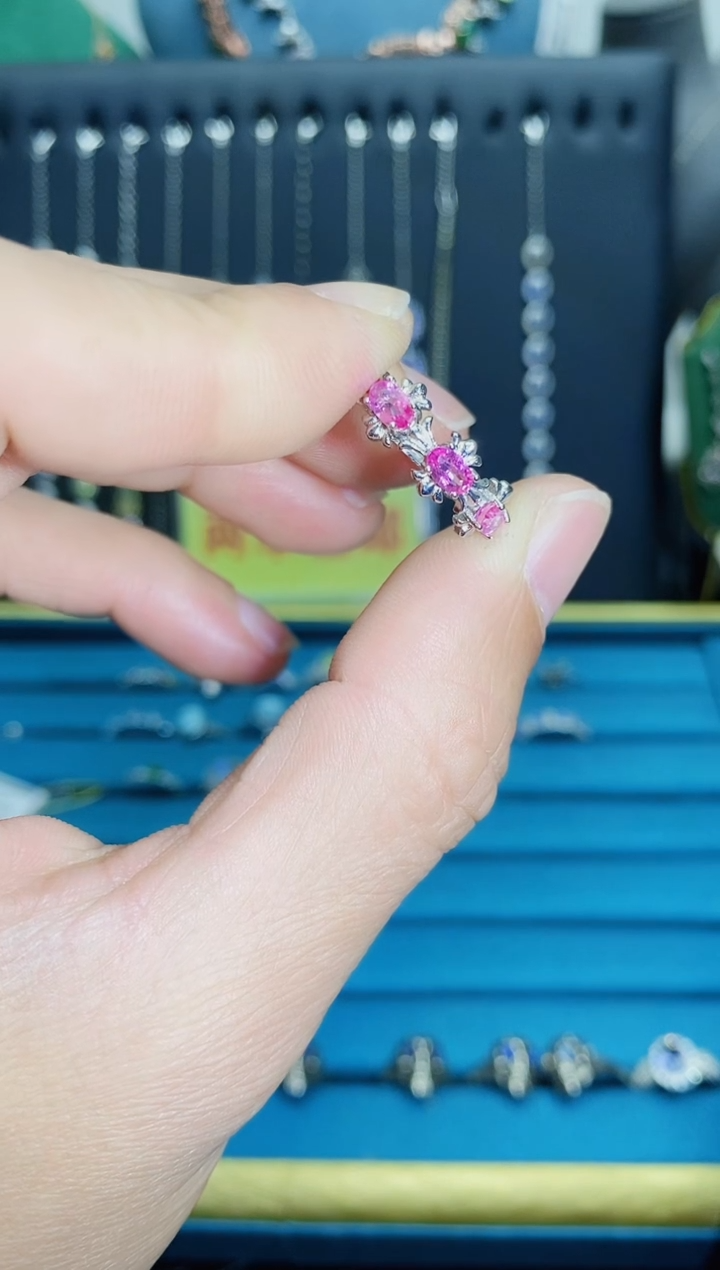 【闪购商品】托帕石戒指银S925镶嵌1121