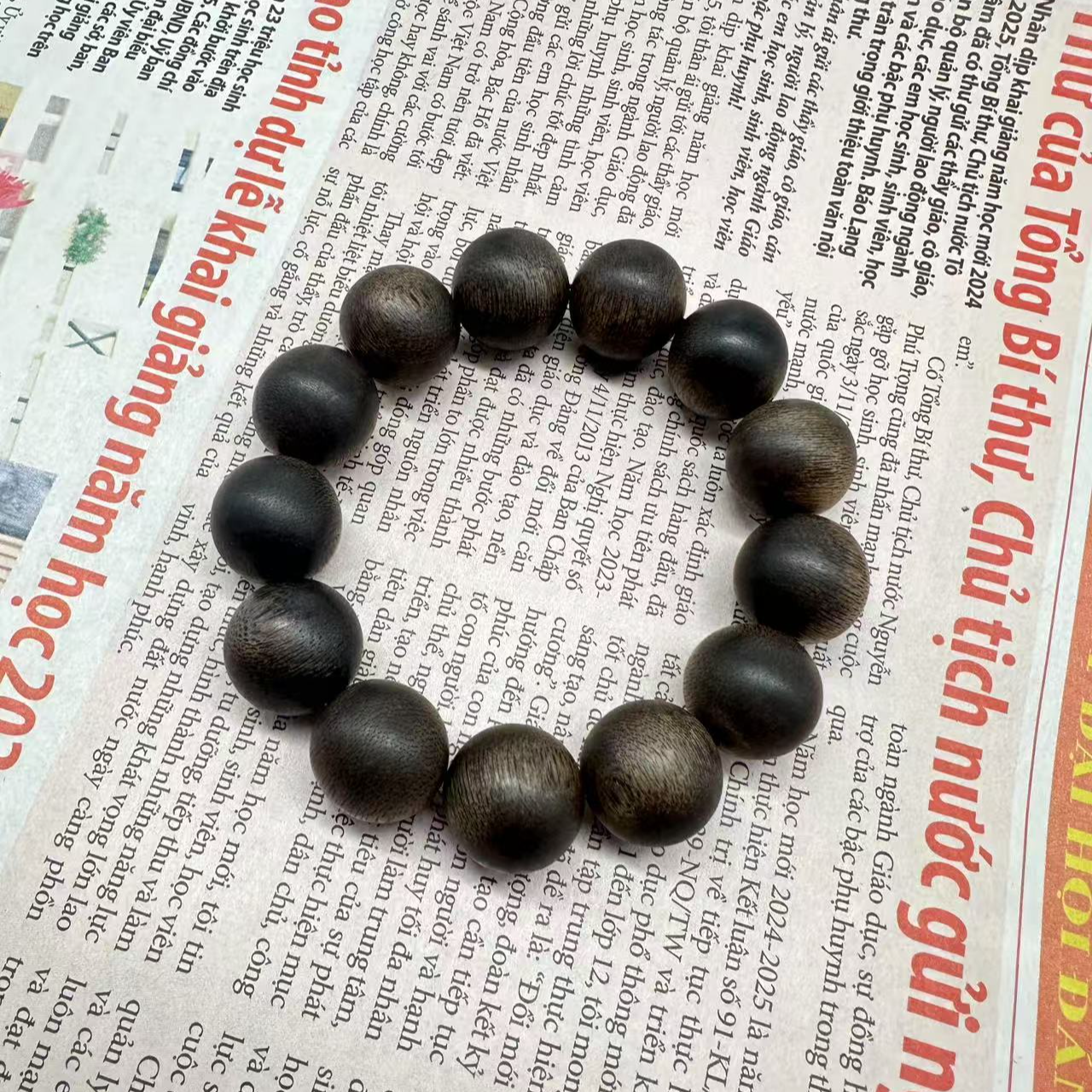 JXA-SP23-A25港香紫霞奇楠沉香单圈手串（多样性发货）