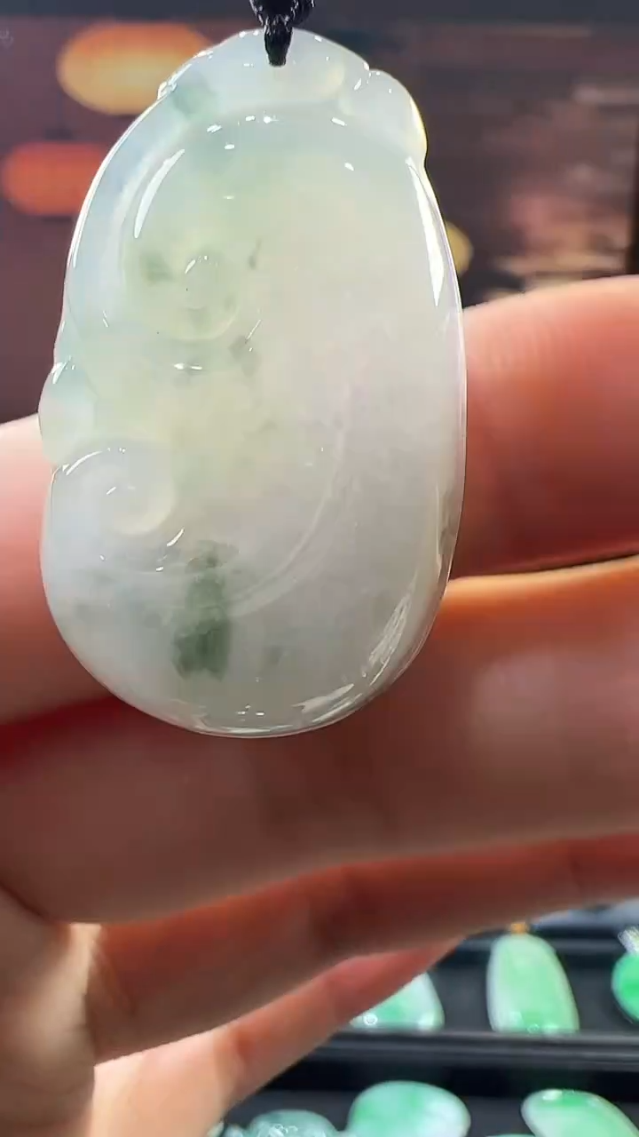 未镶嵌挂件翡翠如意