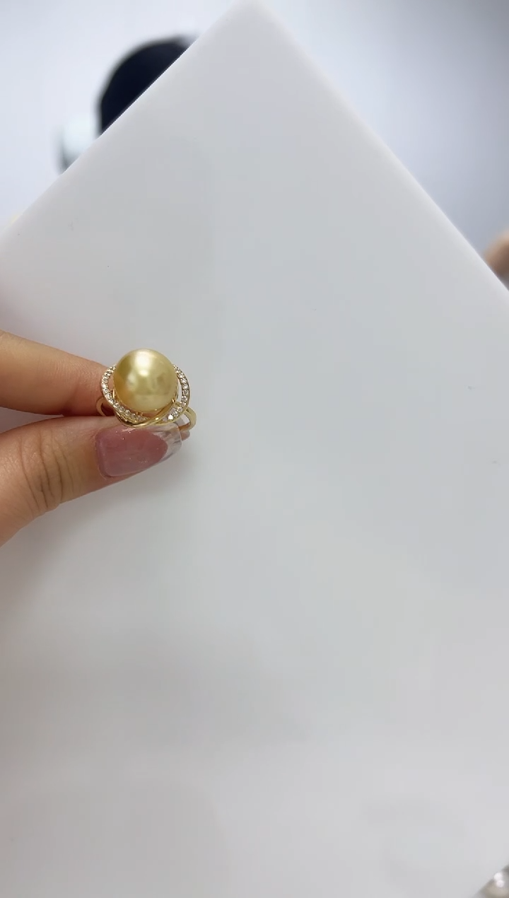 【闪购商品】海水珍珠DA银S925镶嵌戒指  J206