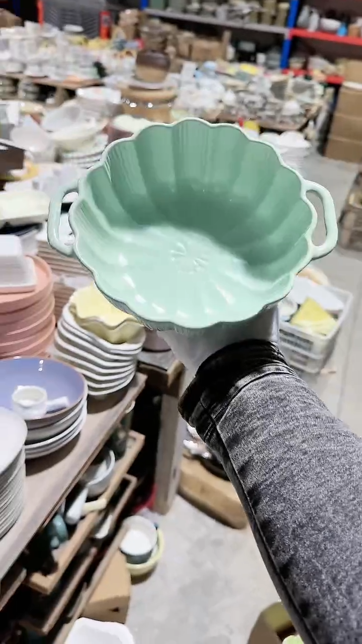 【闪购商品】瓷片双耳微瑕 凑满20元包邮
