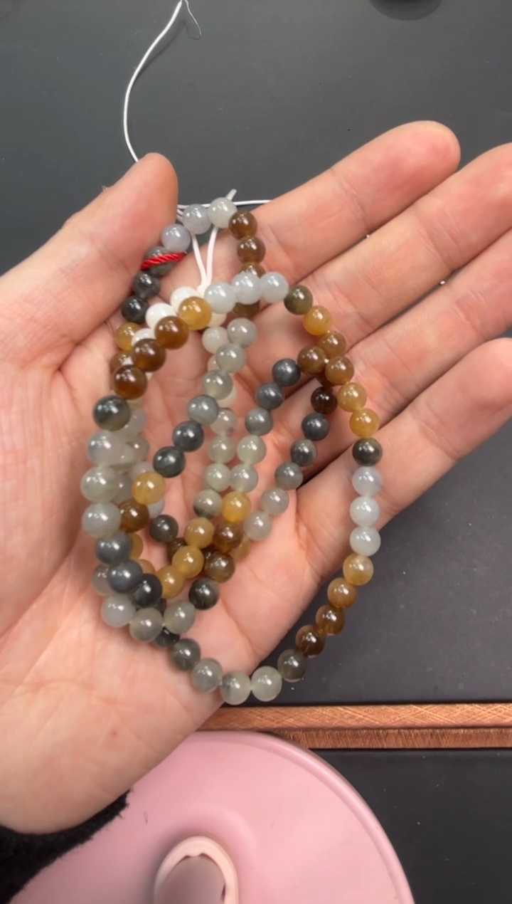 【闪购商品】和田玉项链未镶嵌若羌微色差卡6长串