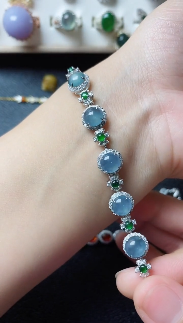 【闪购商品】翡翠戒指银S925镶嵌11111