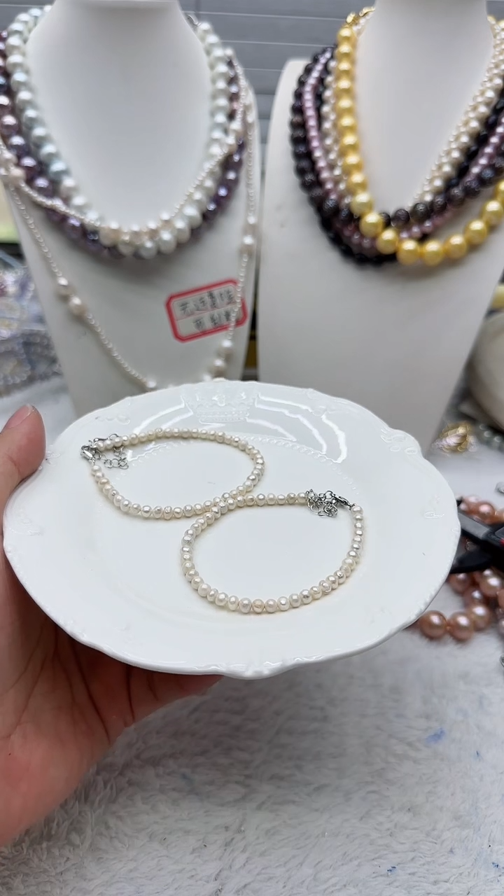 淡水珍珠未镶嵌套链38