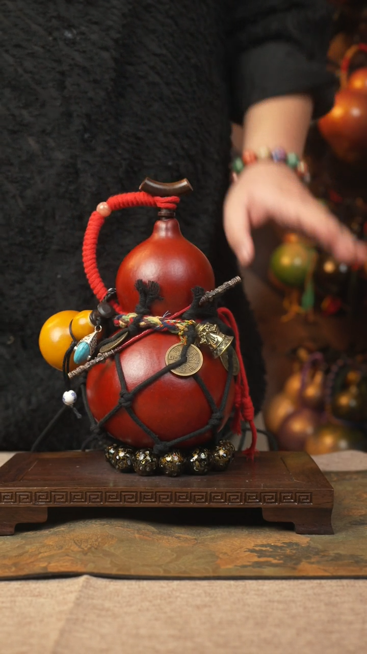 【闪购商品】474大漆葫芦一物一拍记葫堂出品