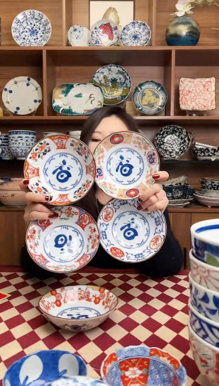 【闪购商品】瓷片七福神14cm钵碗 5只礼盒装