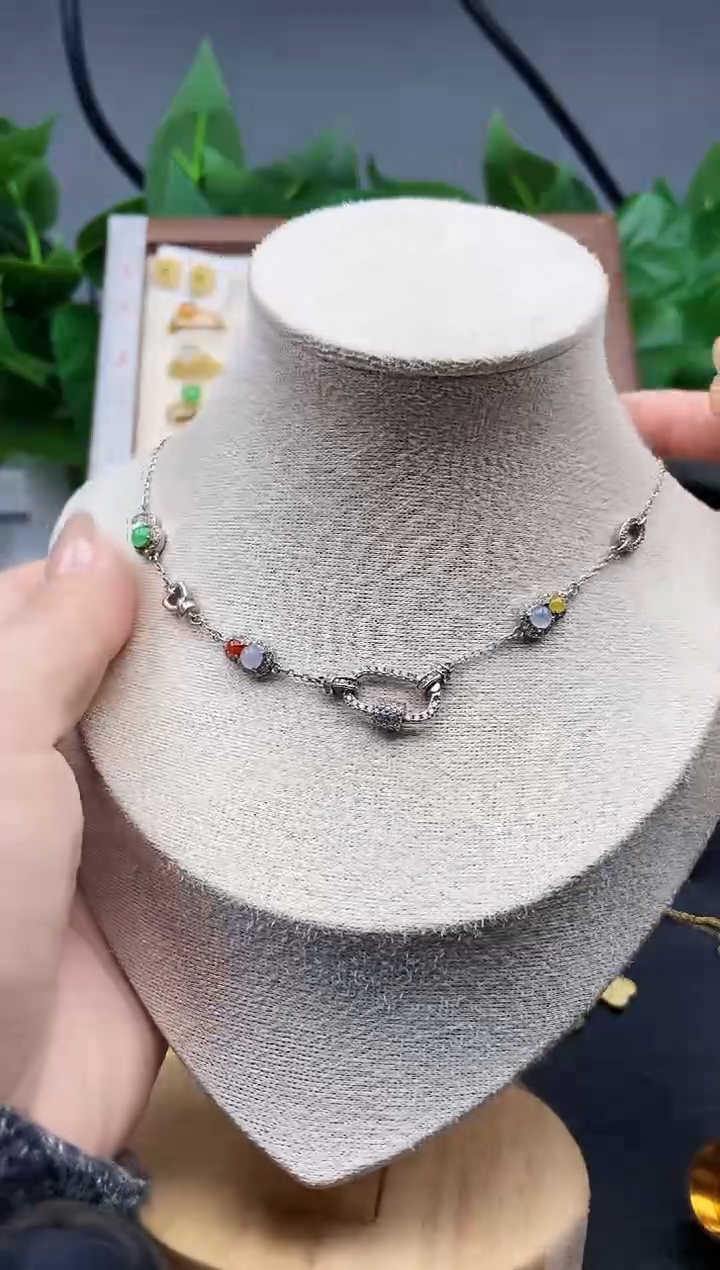 银S925镶嵌戒指翡翠12