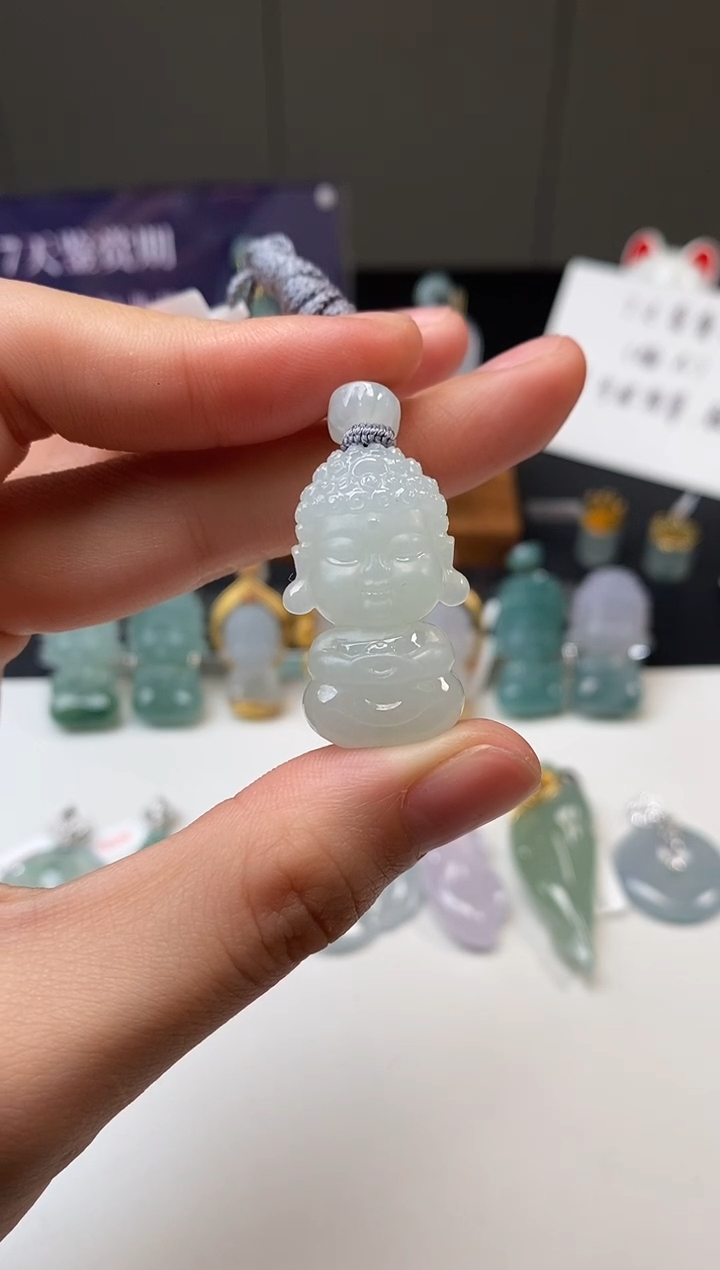 【闪购商品】翡翠吊坠(不含链)未镶嵌宝宝佛