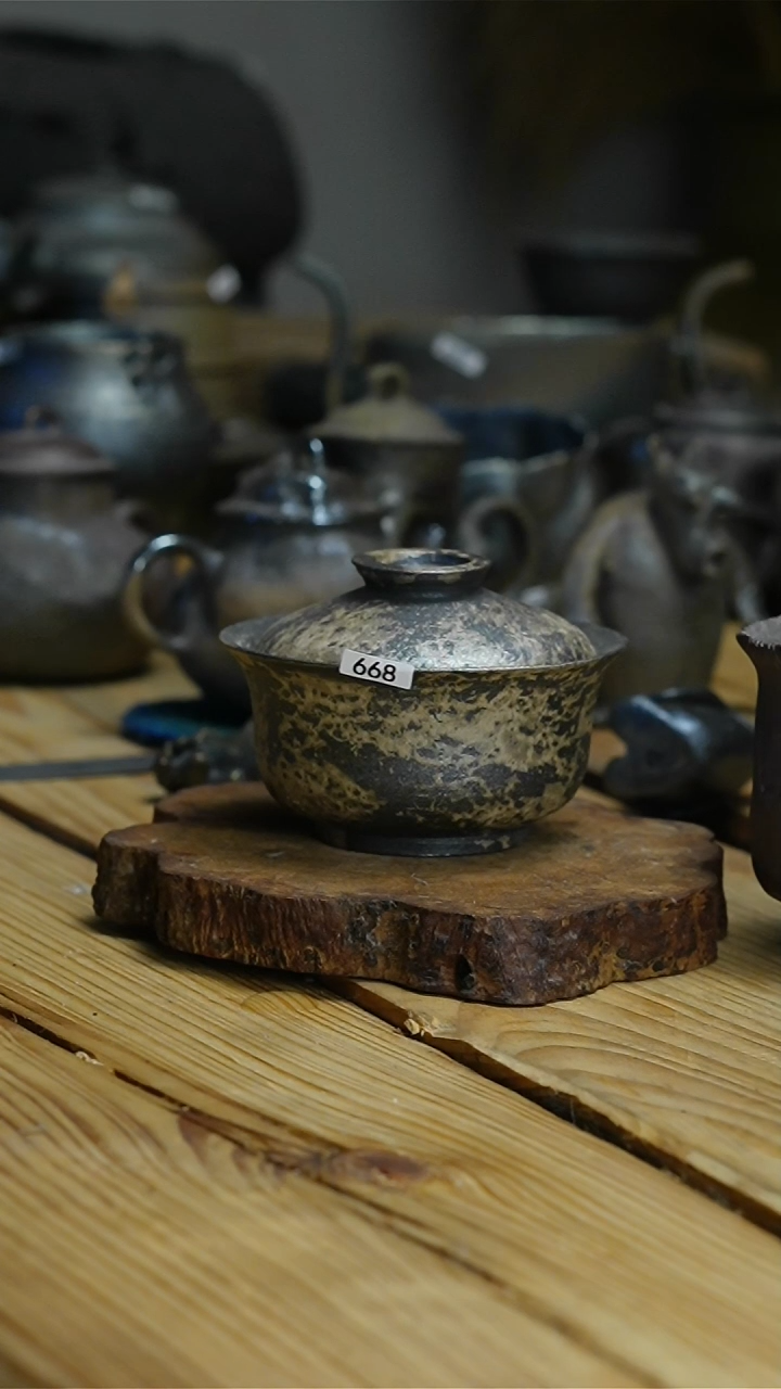 【闪购商品】【麦创制物】668柴烧盖碗