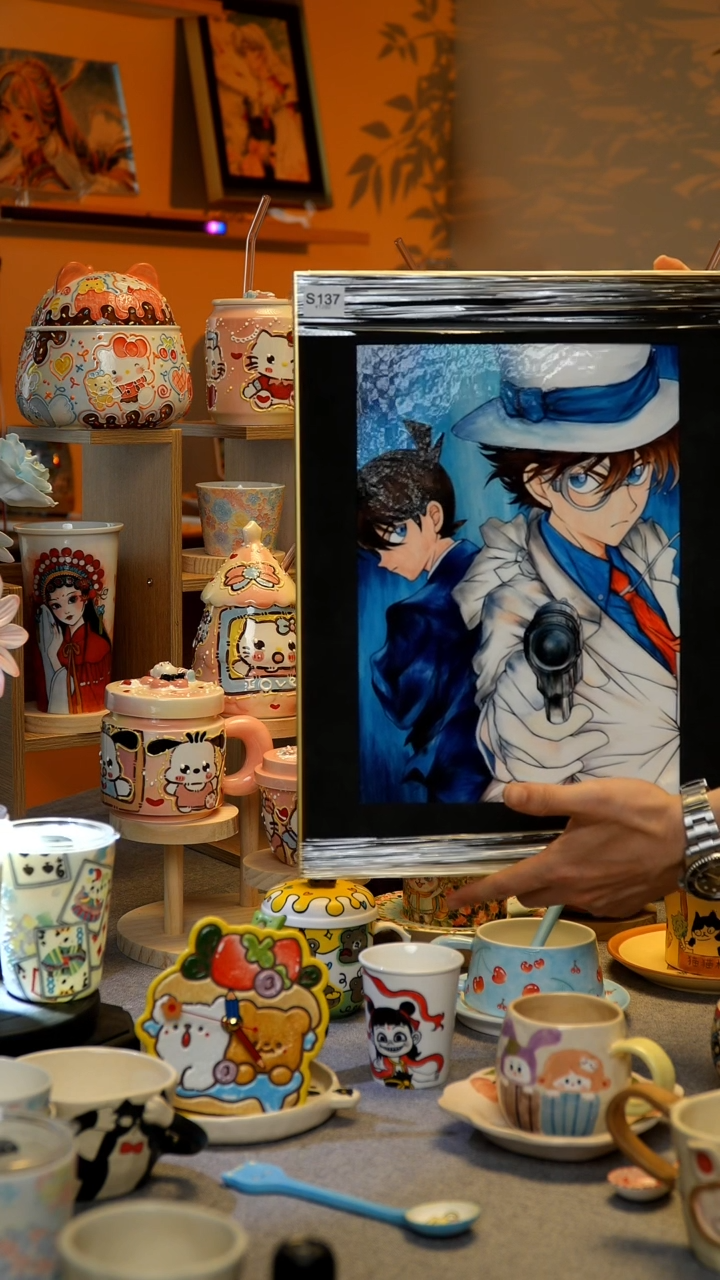 【闪购商品】杯陶瓷景德镇高温釉下彩&S137