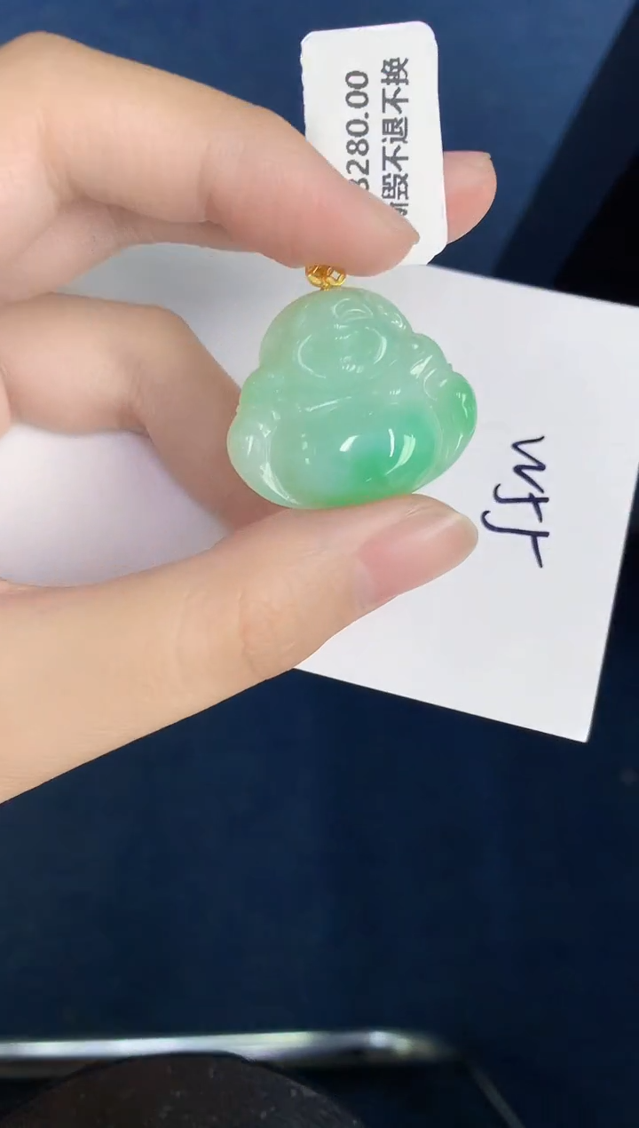 【闪购商品】翡翠颈饰18K金镶嵌000000000