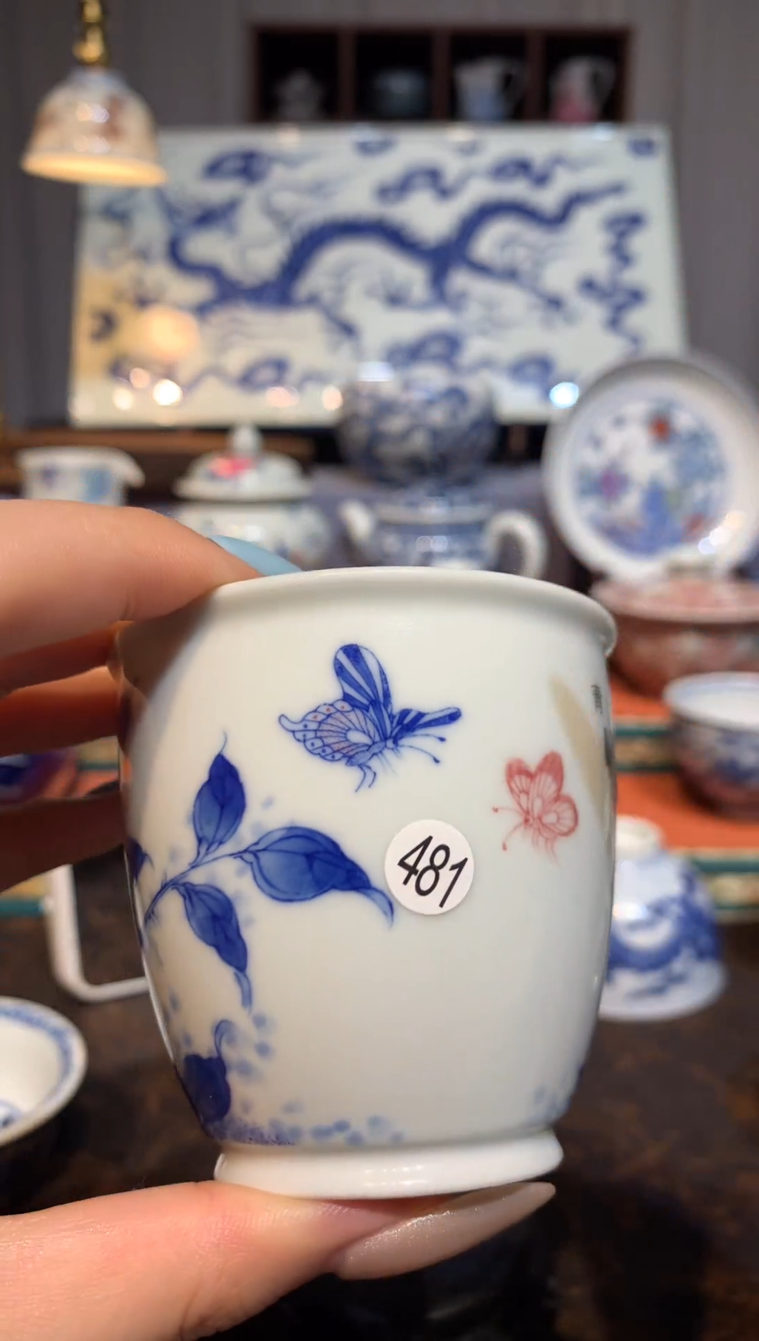 羊***o481青花釉里红杯子lf101