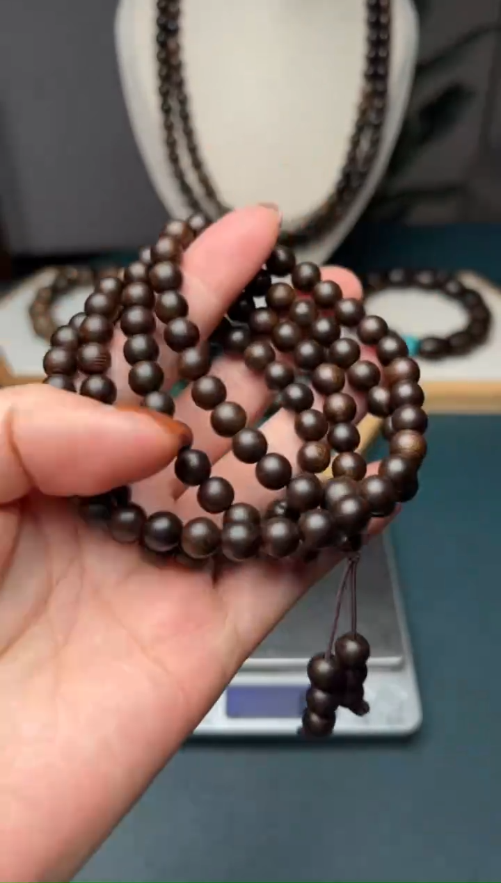 沉香沉香碎屑6mm108越南芽庄白奇楠沉水