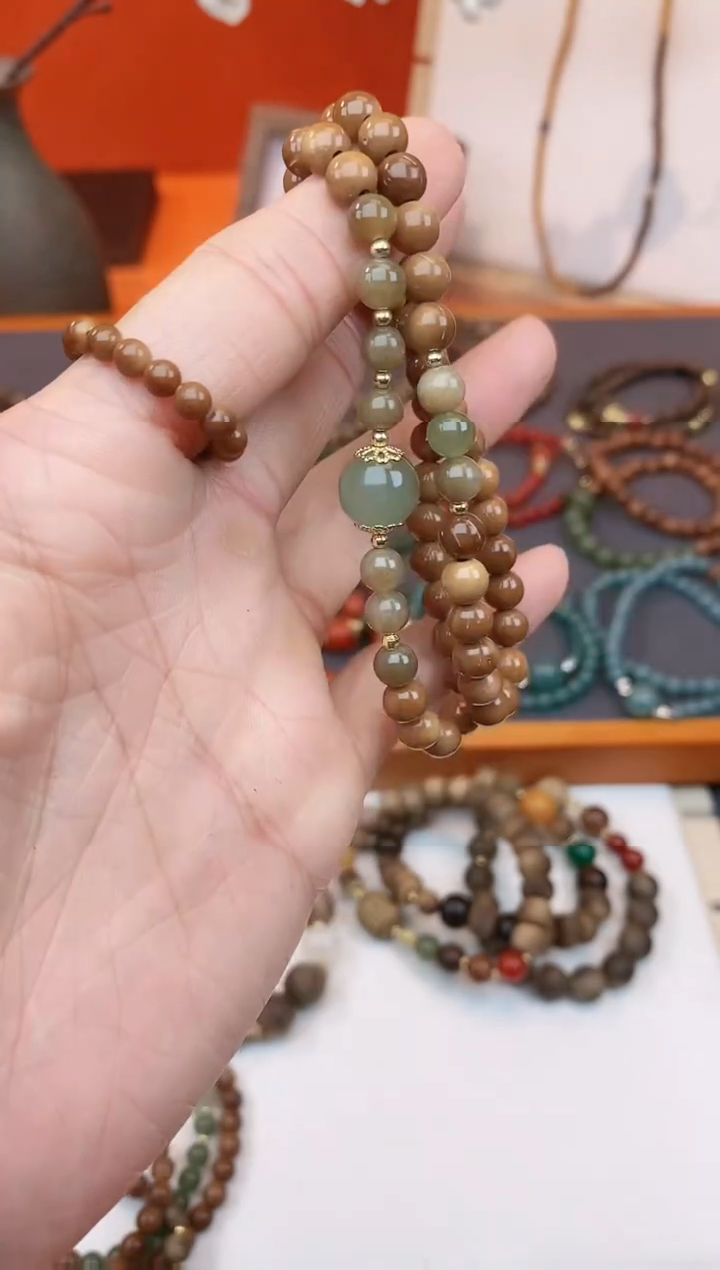 【闪购商品】库克手串未镶嵌06糖料双圈