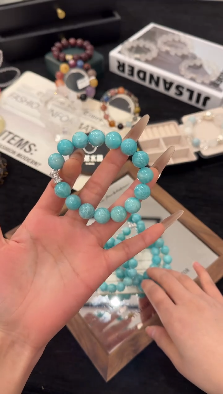 合金手链水晶天河石x3467