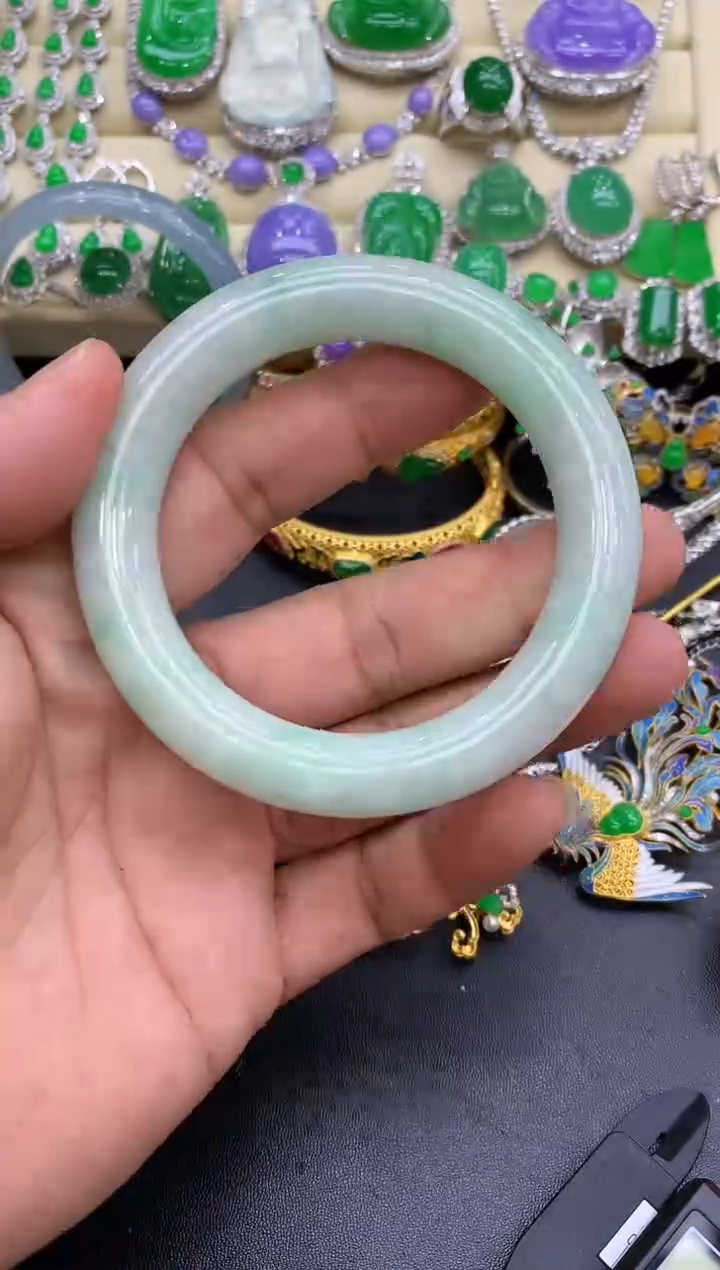 未镶嵌手镯翡翠246-中国好珍宝