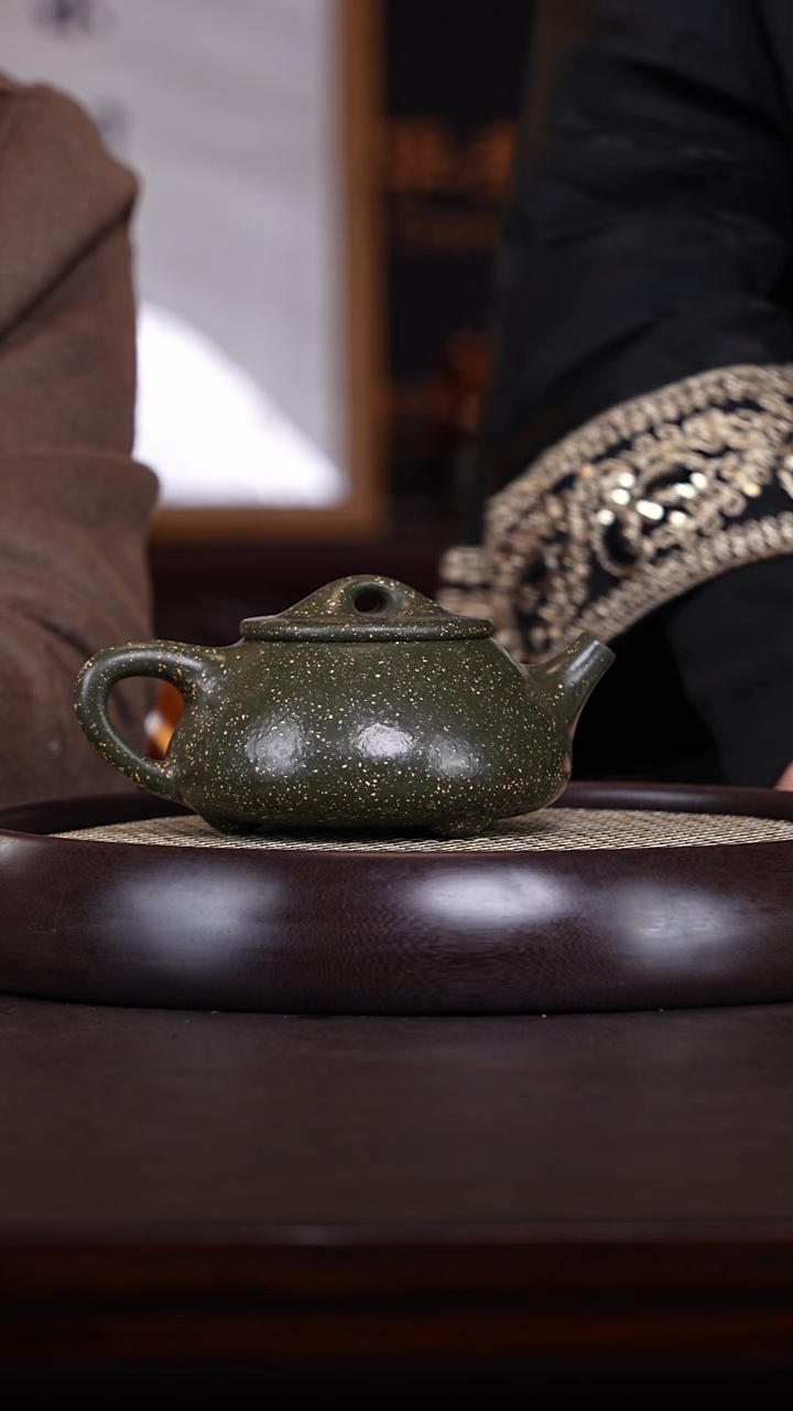 【闪购商品】紫砂茶壶储立强21-43 粗砂绿泥石瓢