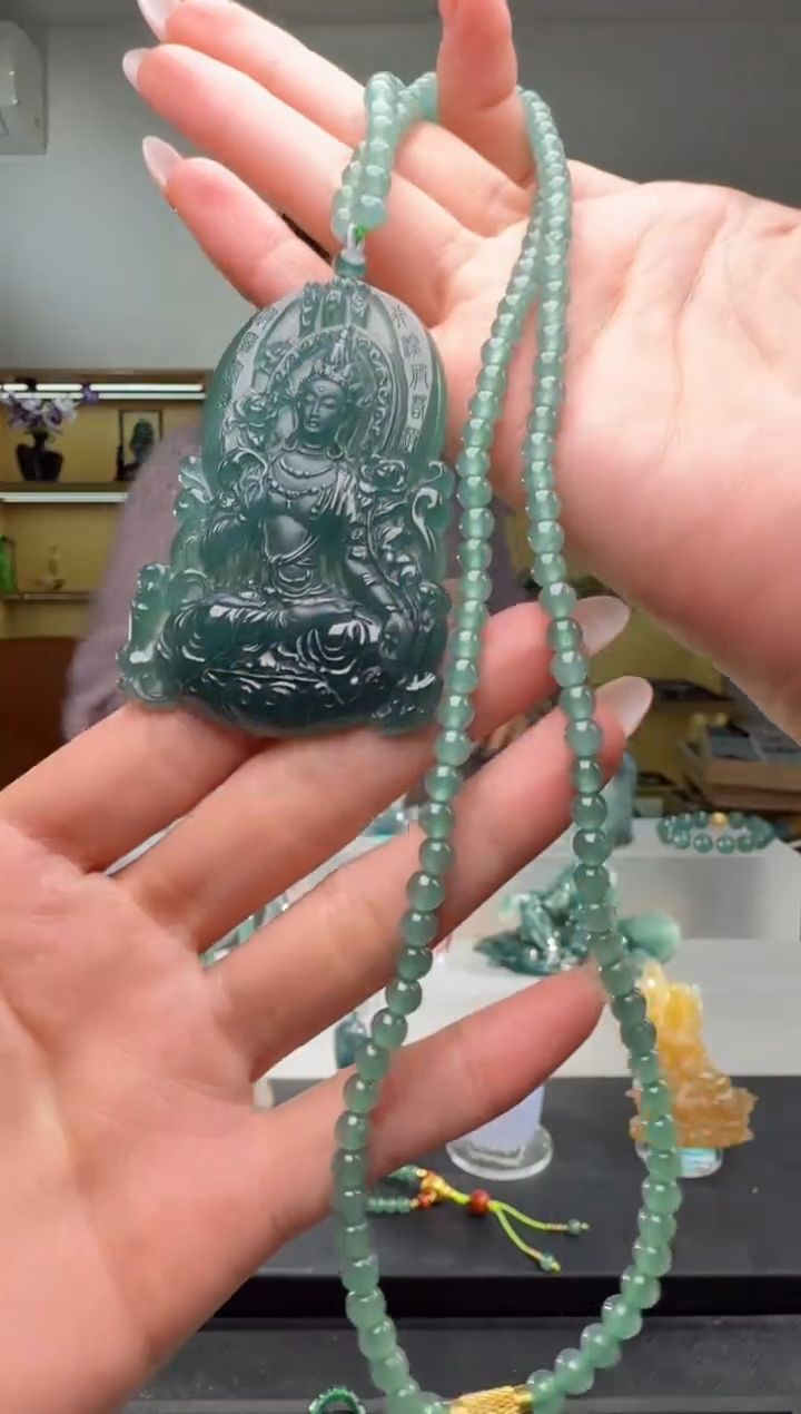 吊坠(赠链)未镶嵌翡翠大势至