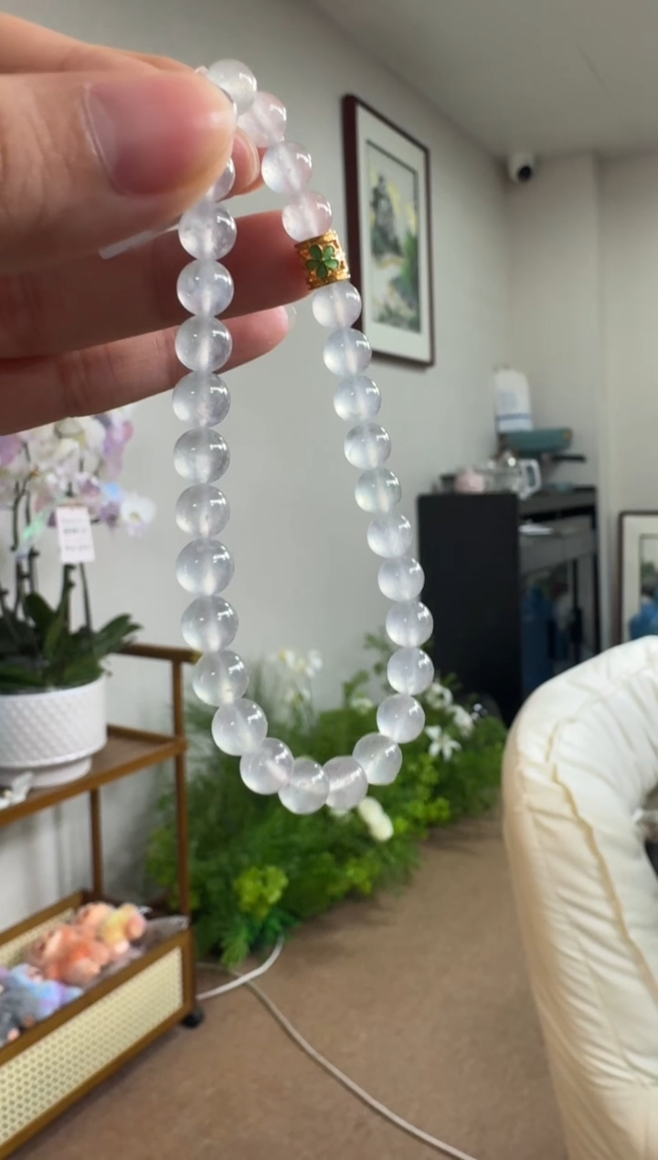 18K金镶嵌手串翡翠C139|18000