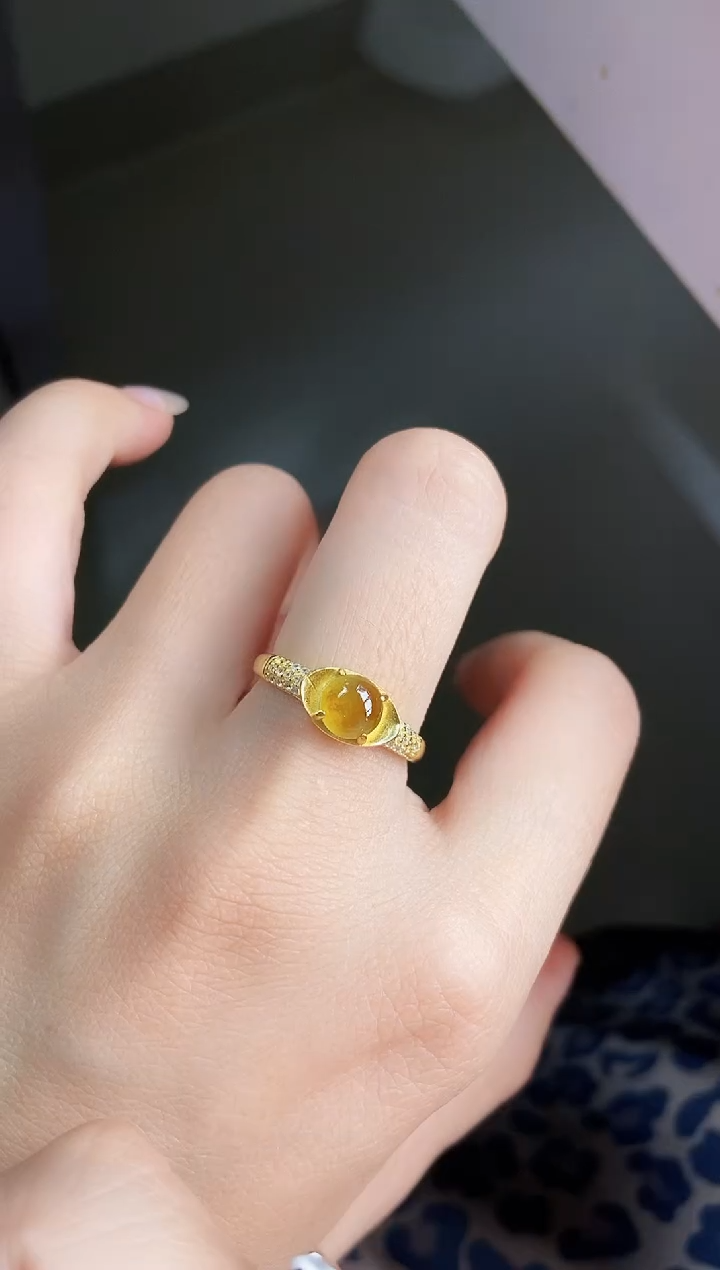 银S925镶嵌戒指翡翠12