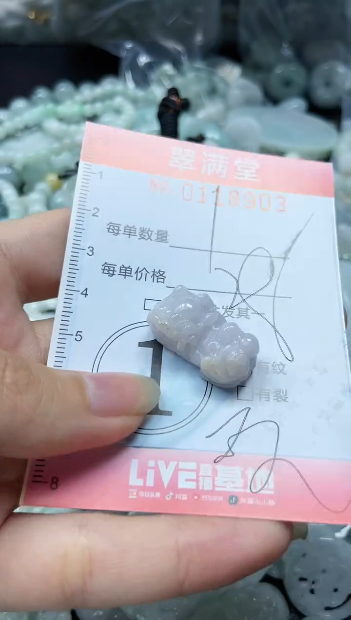 【闪购商品】翡翠未镶嵌颈饰闪购0118903
