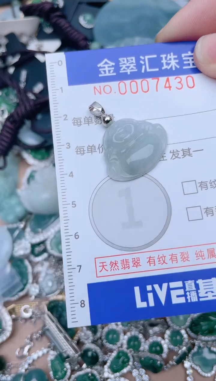 【闪购商品】翡翠颈饰未镶嵌7430.........1