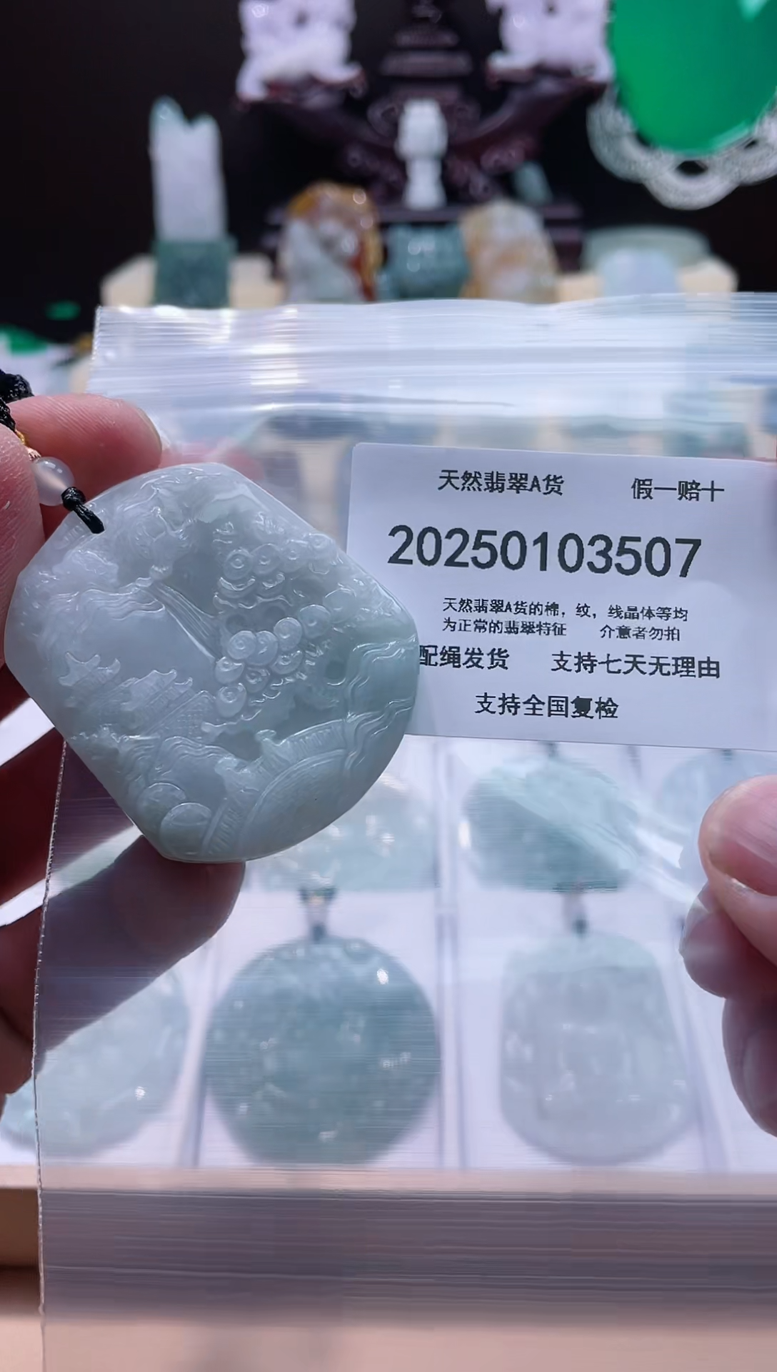 【闪购商品】翡翠颈饰未镶嵌闪购商品8号店200250010013