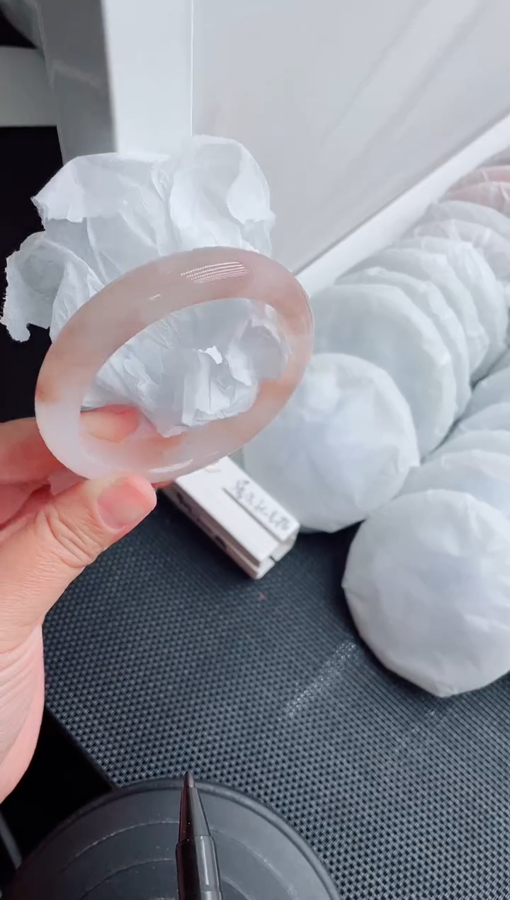 未镶嵌手镯石英质玉23-58-59